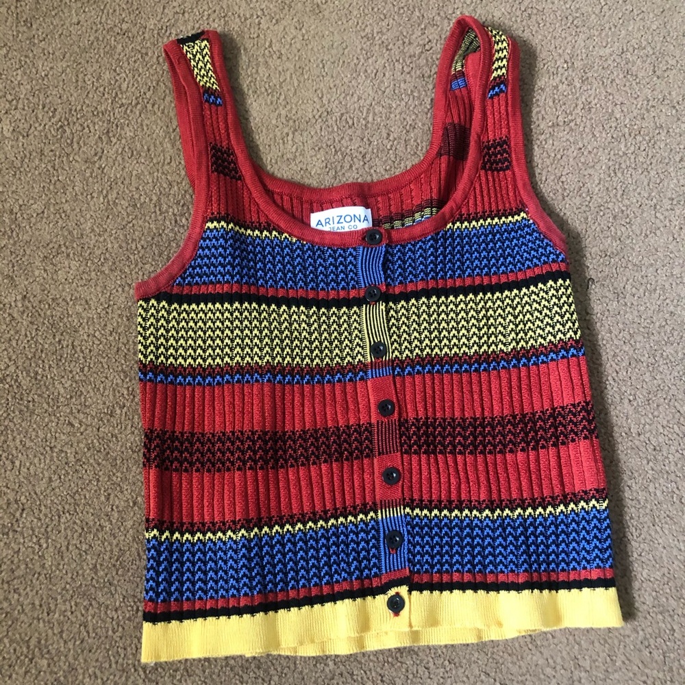 Sweater tank top